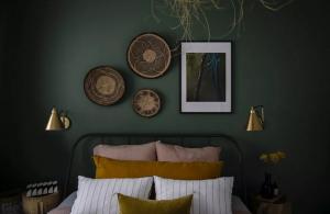 Как да направите спалнята си уникален и запомнящ се, с помощта на стени. 6 Jolly идеи
