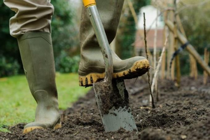 Копаене твърде дълбоко вредни за почвата