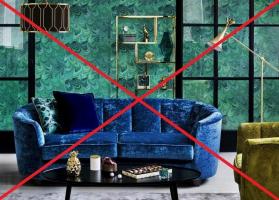 7-често срещаните грешки, които трябва да се избягват в интериора на декорация и споразумение с кадифе дома