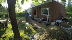 Изграждане на тераси в задния двор