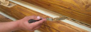 Запечатването на дървени къщи:-популярните методи и материали
