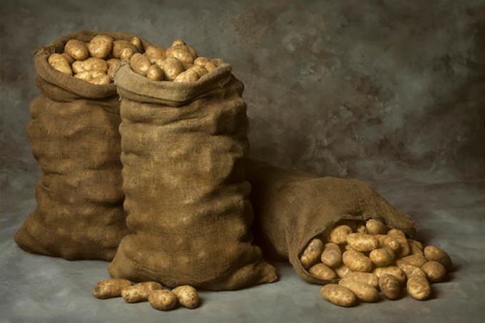 Съхраняване на картофи през зимата в торбите - чудесно, но не е единственият начин!