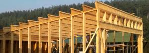 Как се определя дължината на дървени греди на тавана