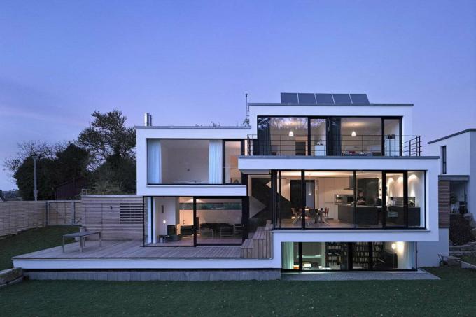 Къщата в стила на минимализма