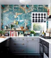 Как да се украсяват стената в кухнята тапет. 7 творчески идеи.