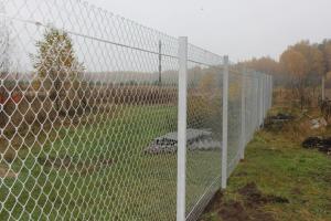 Как да инсталирате ограда, Мрежа металическа? част 2