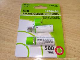 Фенерче батерии за зареждане от USB