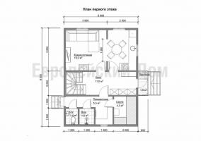 Къща 6X8 с вана комплекс